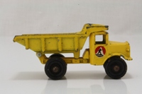 Matchbox 6b; Euclid 2 Axle Quarry Truck; Yellow, BPW, Crimped Axles