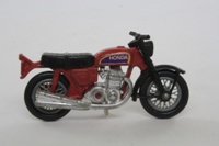 Matchbox 18f; Hondarora; Red, Black Forks, Silver Engine, Black Seat, Honda Tank Labels, Wire Wheels