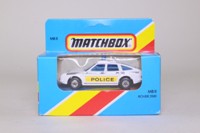 Matchbox/Lesney MB-08; Rover 3500; White, Police (Superfast)