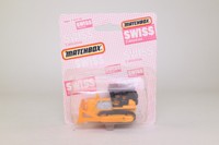 Matchbox/Lesney MB-64; Caterpillar D9 Bulldozer; Orange, Black Roof, Swiss Collection