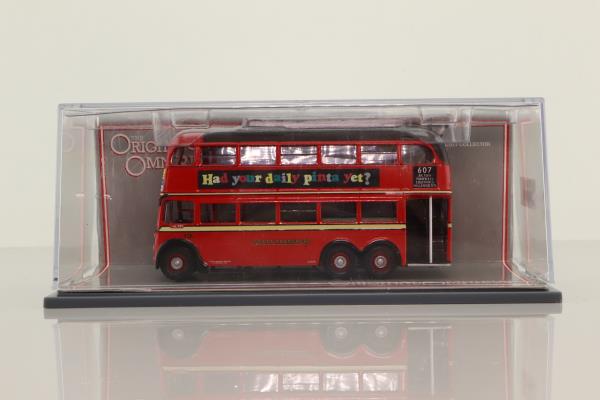 Corgi OOC 43712; Q1 Trolleybus; London Transport: 607 Shepherds Bush, Acton, Hanwell