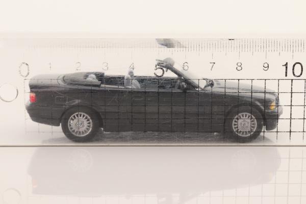 Minichamps 430 023330; BMW 3 Series (E36); Cabriolet, Diamond Black Metallic