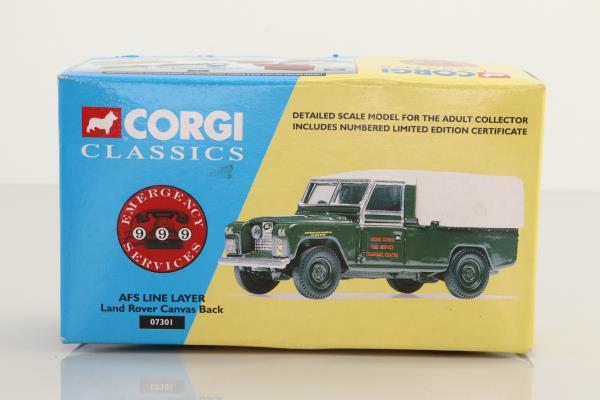Corgi Classics 07301; Land Rover Series 2 109; Tilt Truck: AFS Line Layer