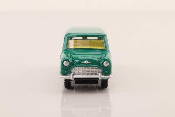 Atlas Dinky Toys 197; Morris Mini Traveller; Green, Yellow Seats