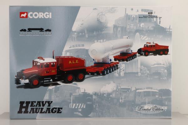 Corgi 31013; Scammell Contractor; 2x Ballast Tractors, Nicolas Trailers & Slug Catcher Load; ALE