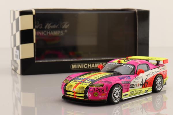 Minichamps 430 001446; Dodge Viper GTS-R; 2000 24h Daytona7th; Seller, Brun, Messley; RN46