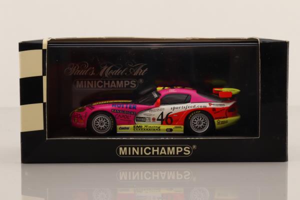 Minichamps 430 001446; Dodge Viper GTS-R; 2000 24h Daytona7th; Seller, Brun, Messley; RN46