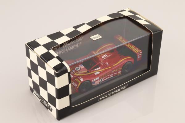 Minichamps 430 987603; Ferrari 333 SP; 1998 24h Le Mans 14th; Moretti, Baldi, Theys; RN3