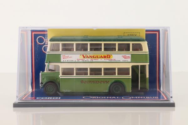 Corgi OOC 43906; Guy Arab Utility Bus; Southdown; Rt 31 Brighton, Havant, Emsworth, Chichester, Bognor Regis
