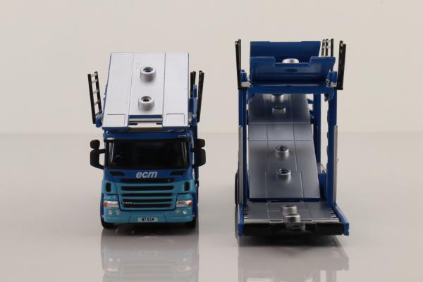 Oxford Diecast 76SCT006; Scania R Cab Car Transporter; ECM