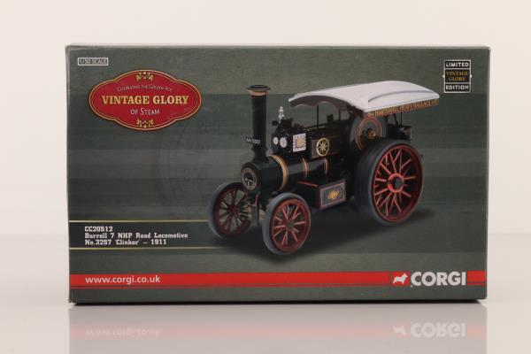 Corgi CC20512; 1914 Burrell Steam Locomotive; Clinker; Hartswell Heavy Haulage
