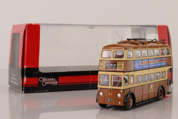 Corgi OOC OM41405; Roe Trolleybus; Maidstone Corporation; Sutton Rd, Grove Rd