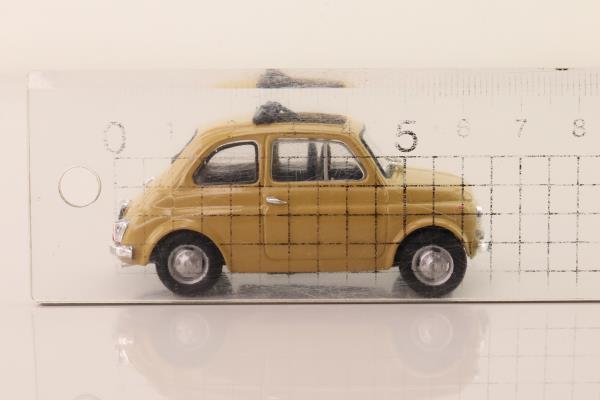 Brumm R474-04; Fiat 500 R 1972; Open Roof, Tufa Yellow
