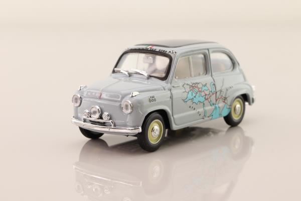 Brumm R443; Fiat 600; Raid Calcutta-Roma 1955; 13,260km in 11 Days