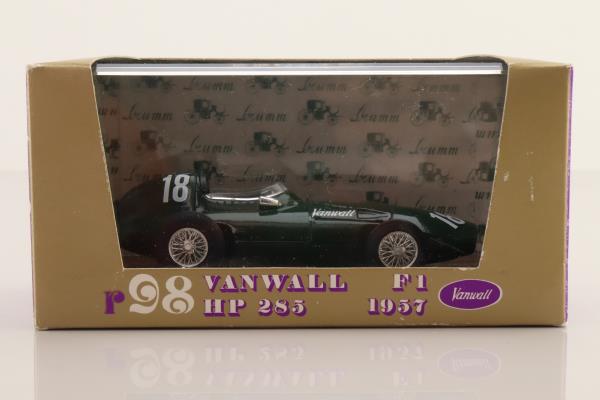 Brumm R98; Vanwall Formula 1; 1957 British GP; Stirling Moss; RN18