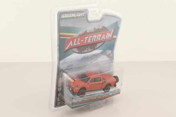 Greenlight 35020; 2014 Dodge Ram 1500 Sport Pickup; Metallic Orange