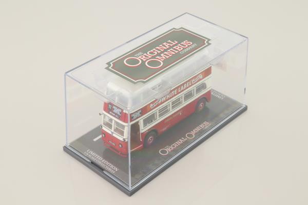 Corgi OOC OM45701; AEC Q Double Deck Bus; London Transport; Rte 77 Mitcham The Cricketers