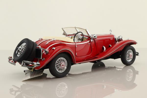 Franklin Mint; 1935 Mercedes-Benz 500K Special Roadster; Open Top, Red