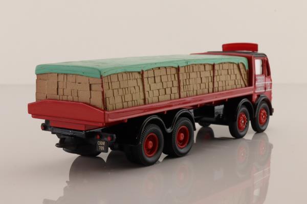 Corgi Classics 24502; Leyland Mouthorgan Cab; 8 Wheel Flatbed, London Brick Company, Sheeted Load