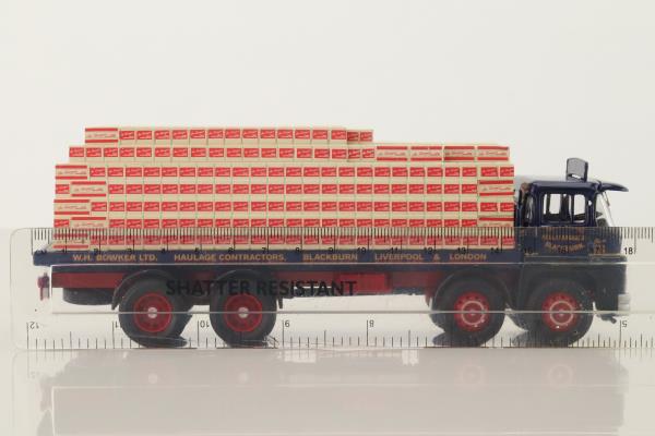 Corgi 29105; Guy Invincible; 8 Wheel Rigid Flatbed, WH Bowker Ltd, Fruit Box Load