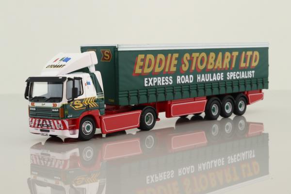 Atlas Editions 4 649 124; Leyland DAF FT85CF Artic; Curtainside, Eddie Stobart Ltd, Davena
