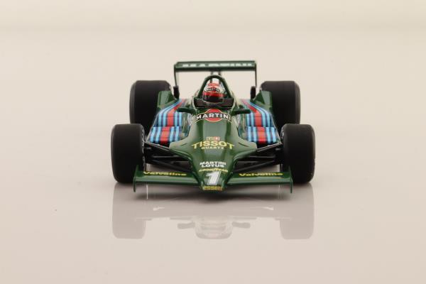 Minichamps 400 790101; Lotus 79 Formula 1; 1979 Italian GP 5th; Mario Andretti; RN1